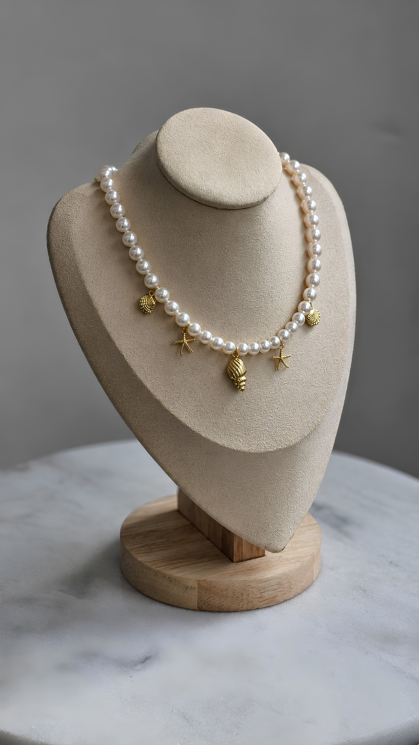 The Kinara Pearl & Golden Shell Strand