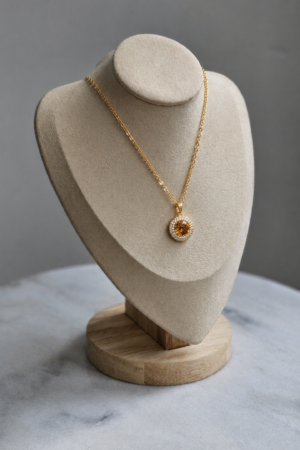 The Golden Sol Halo Pendant