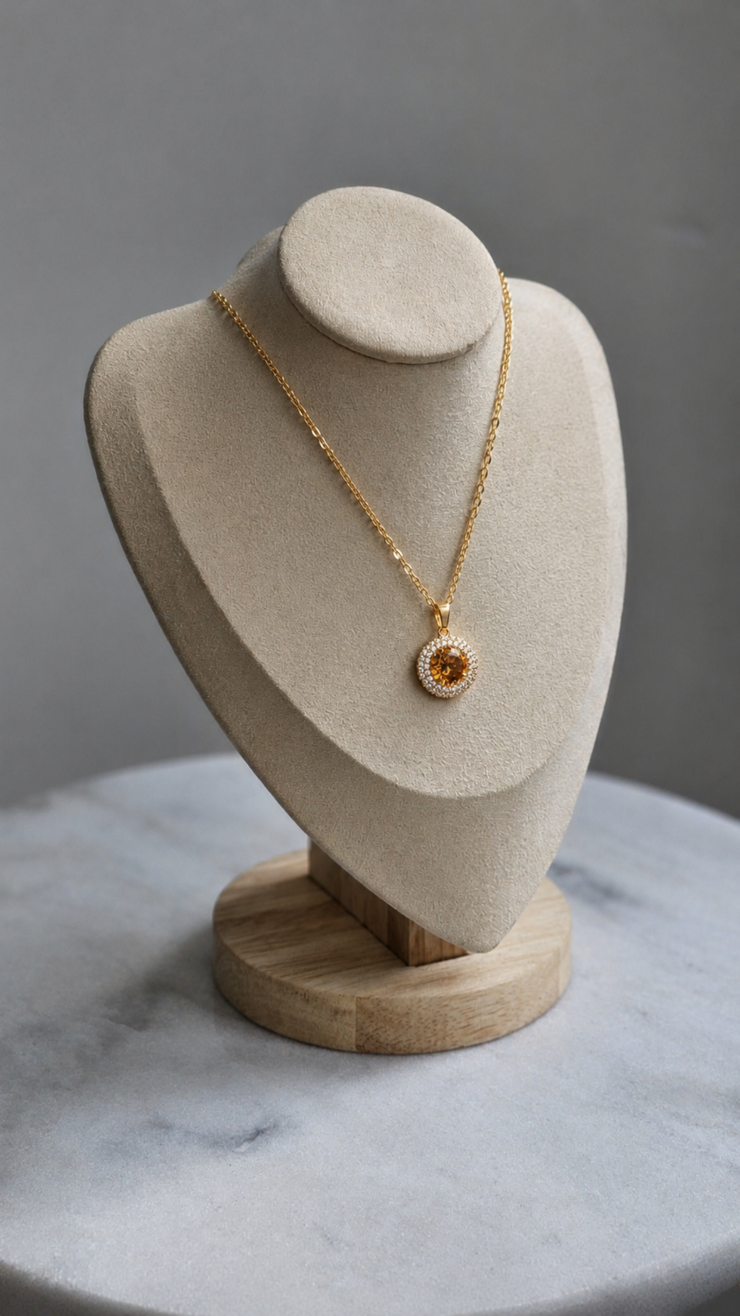The Golden Sol Halo Pendant