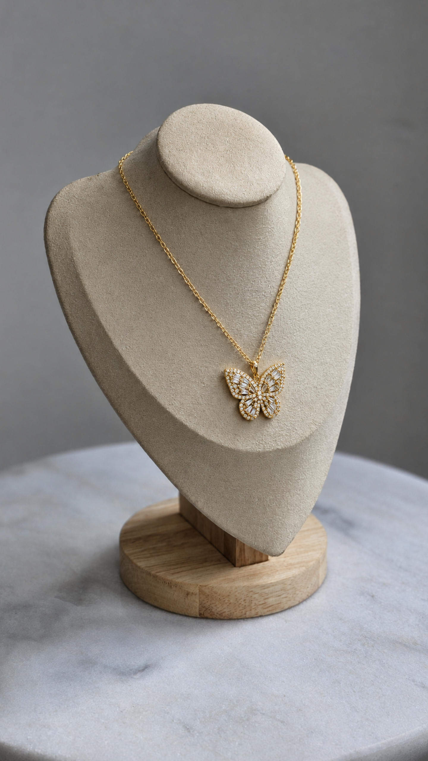 The Crystal Mariposa Pendant