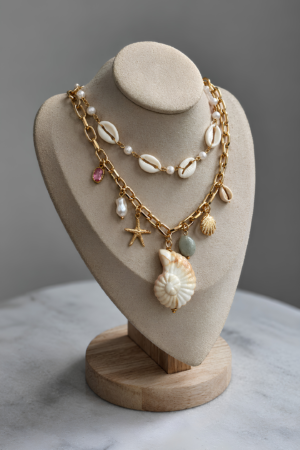 The Samundar Layered Charm Necklace