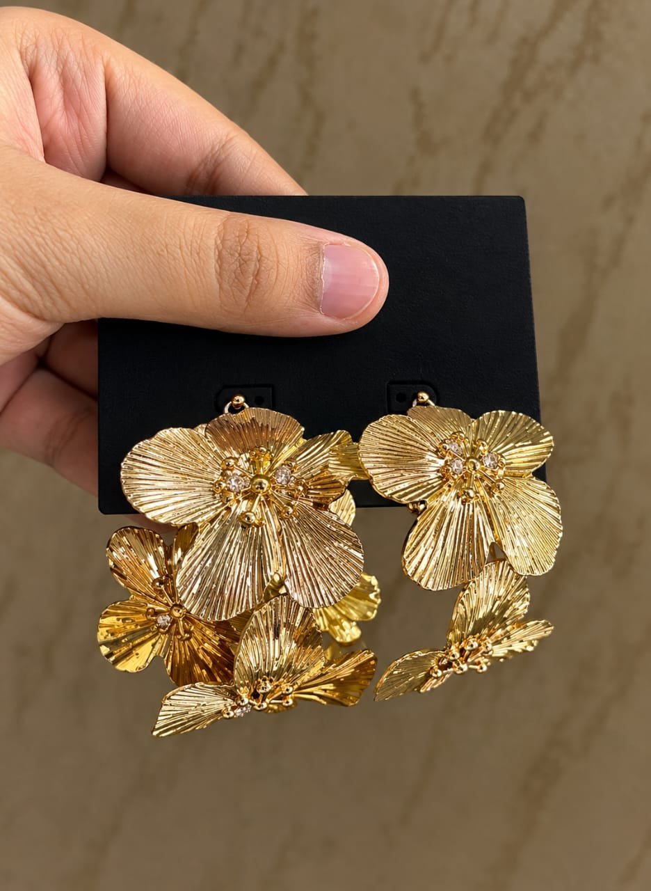 Aurelia Bloom Statement Hoops
