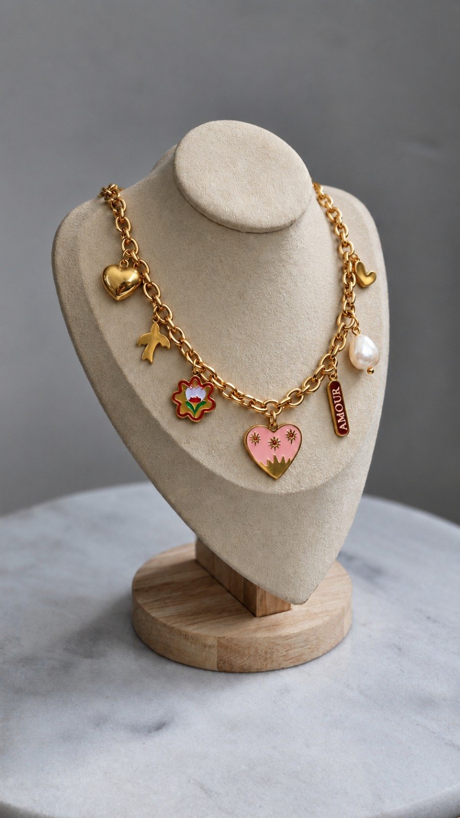 The Amour Eclectic Charm Chain
