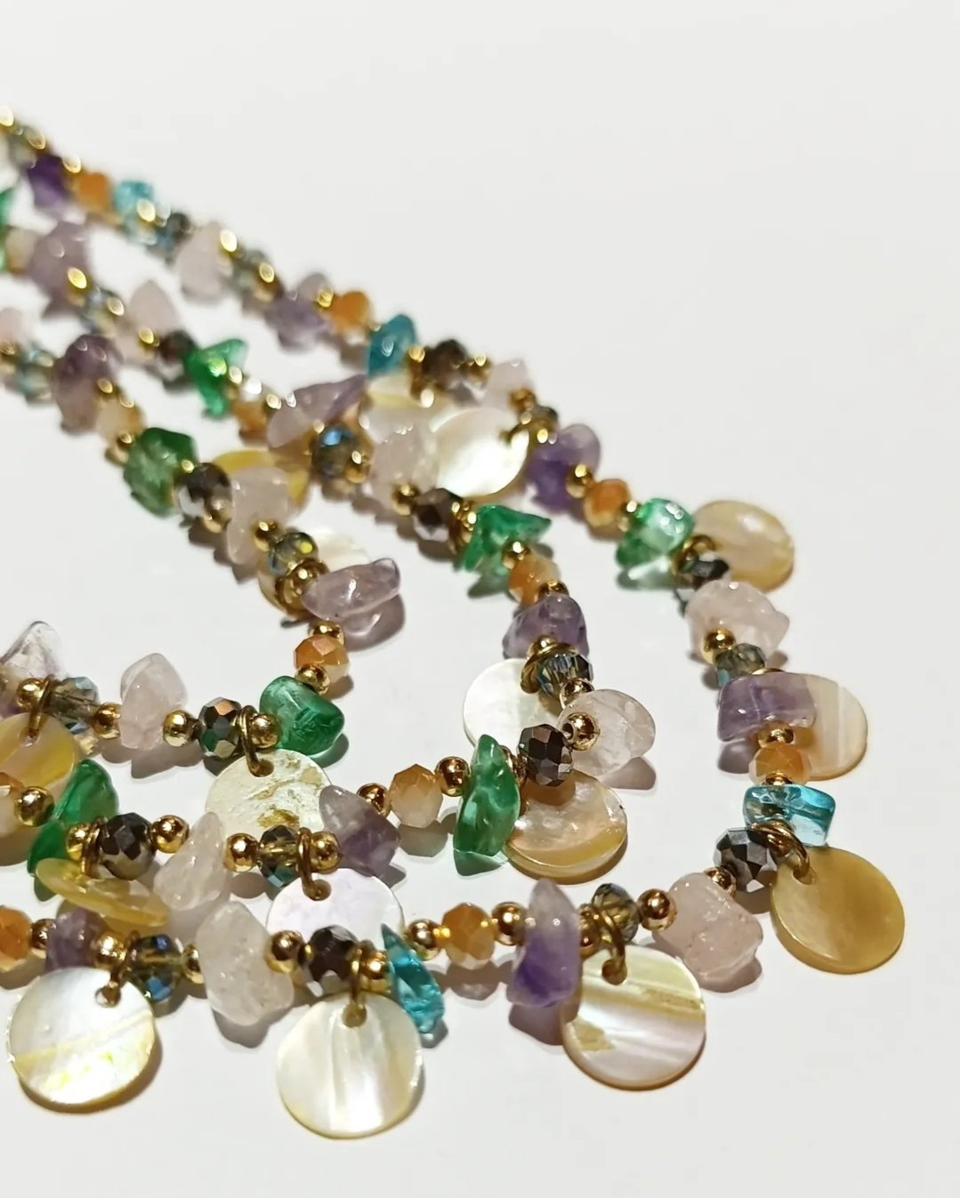 The Navratan Multi-Tier Cascading Necklace - Image 3