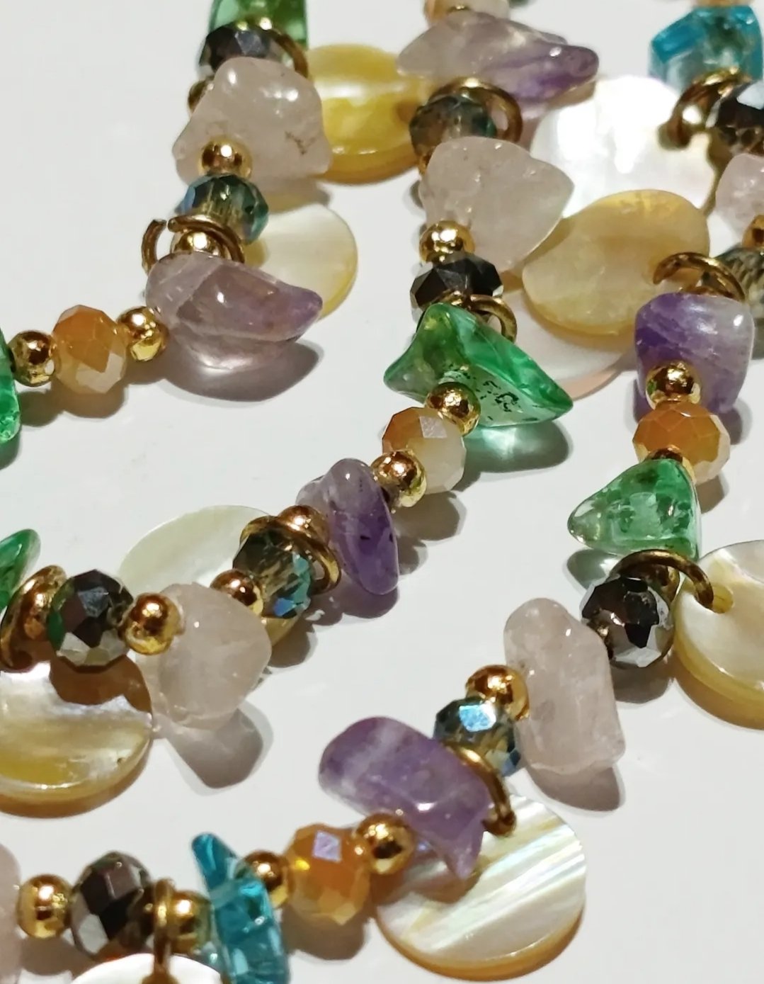 The Navratan Multi-Tier Cascading Necklace - Image 4