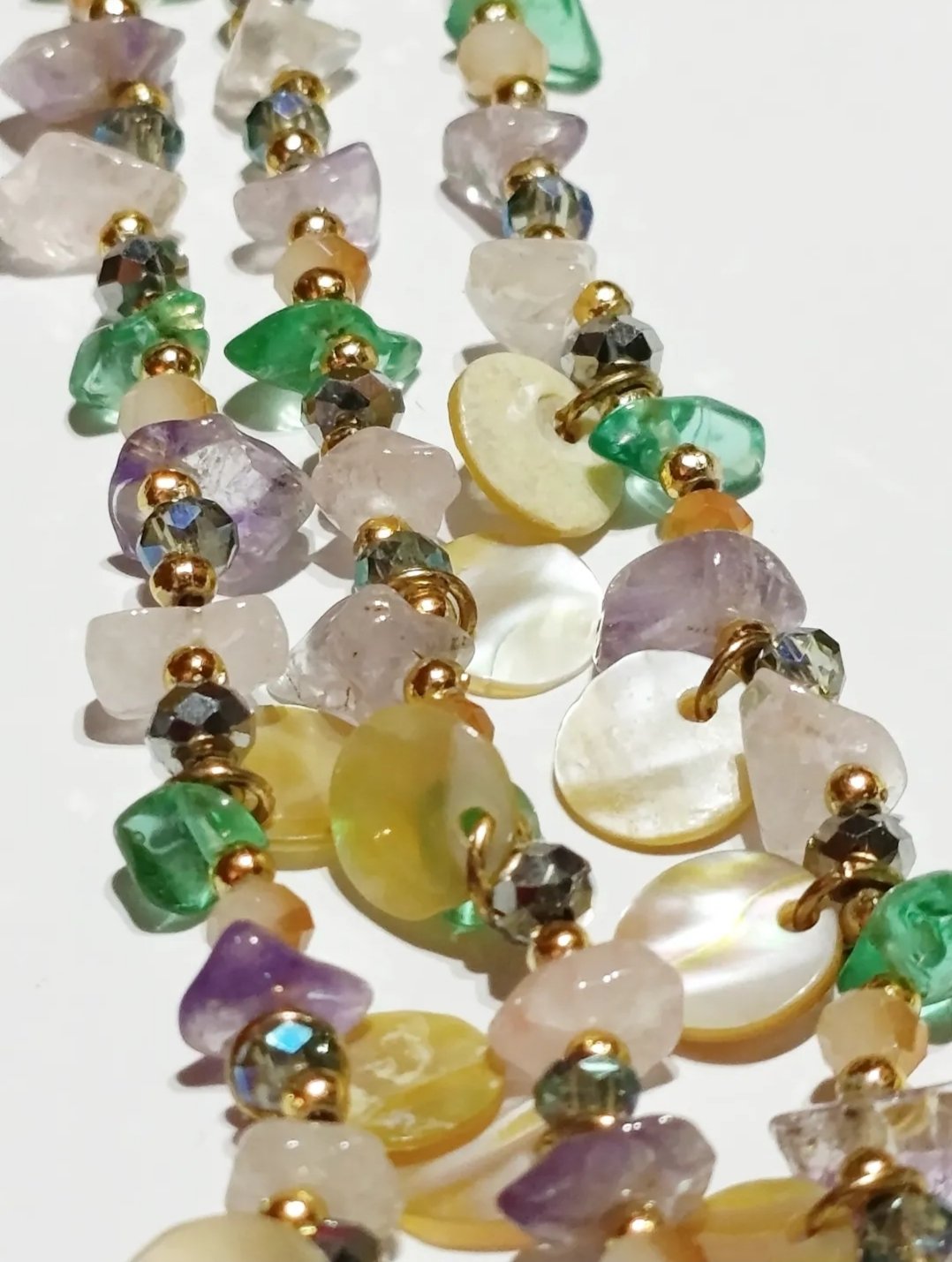 The Navratan Multi-Tier Cascading Necklace - Image 5