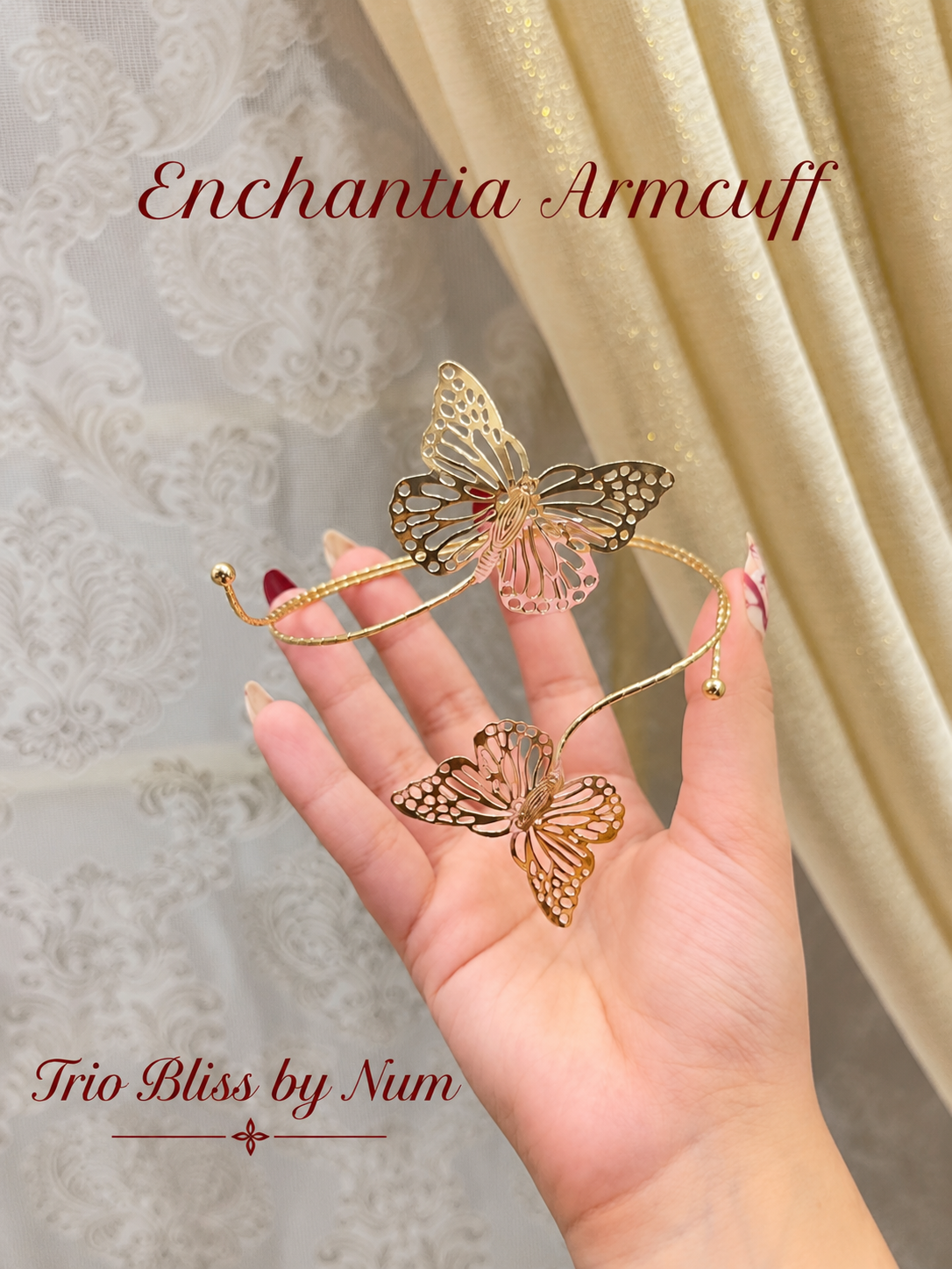 Enchantia Butterfly Bypass Arm Cuff