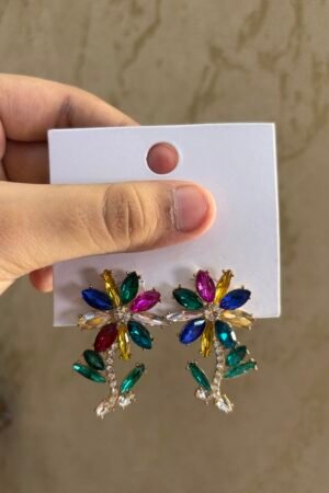 Fiore Multi-Gem Floral Drops