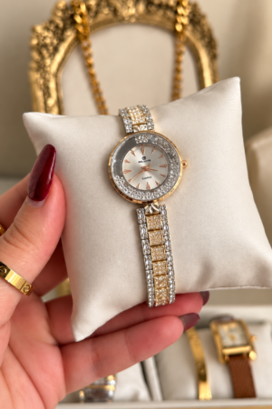 The Solstice Teardrop Two-Tone Watch
