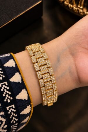 The Grand Pavé President Bracelet