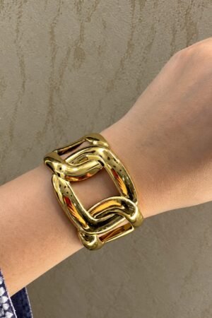 Aethel Chunky Interlocking Link Hand Cuff