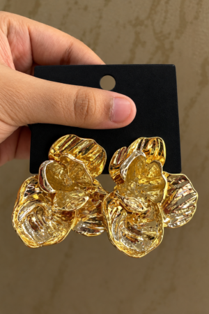 Ophelia Molten Petal Studs