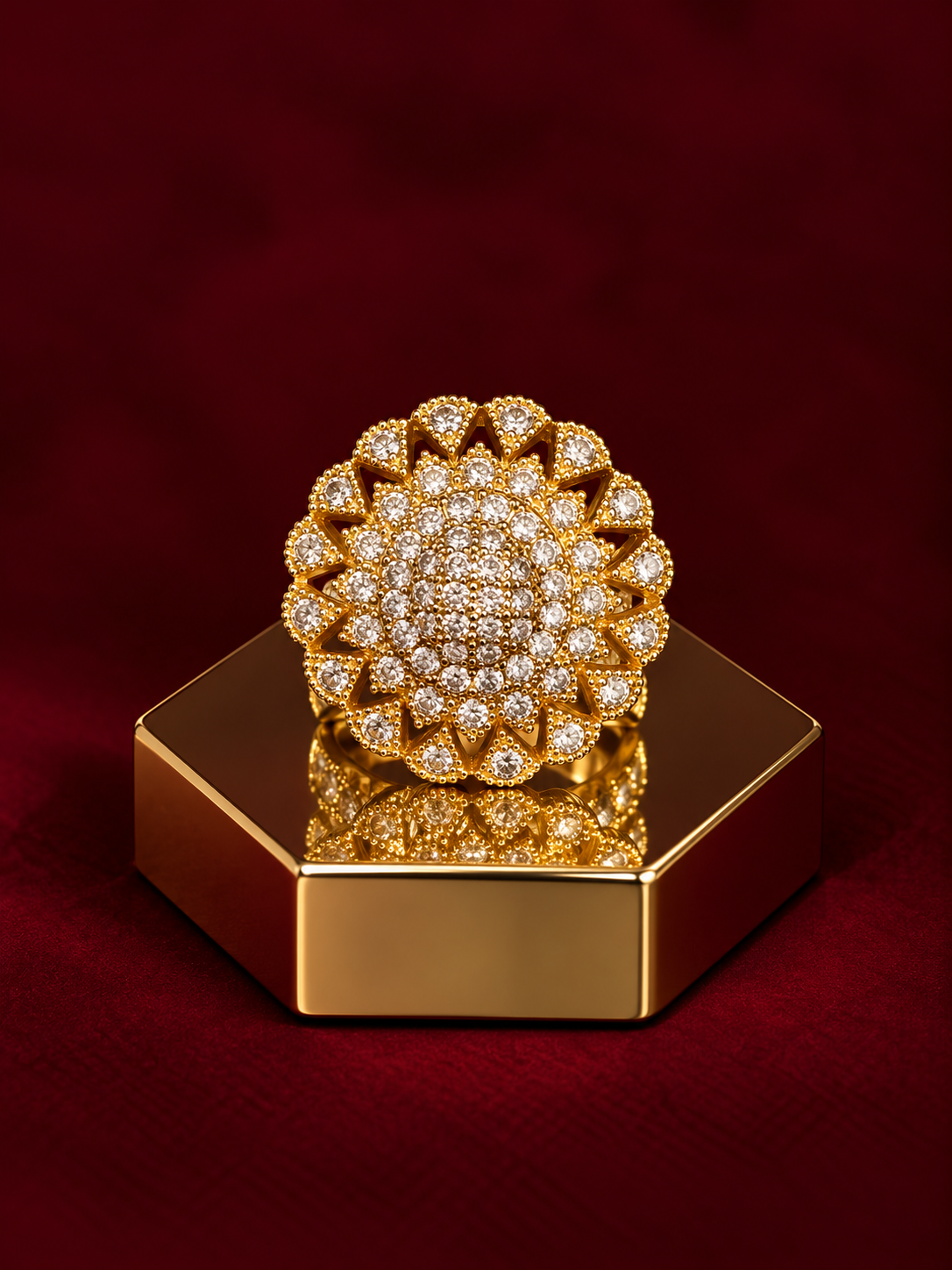 The Royal Filament Sunburst Ring