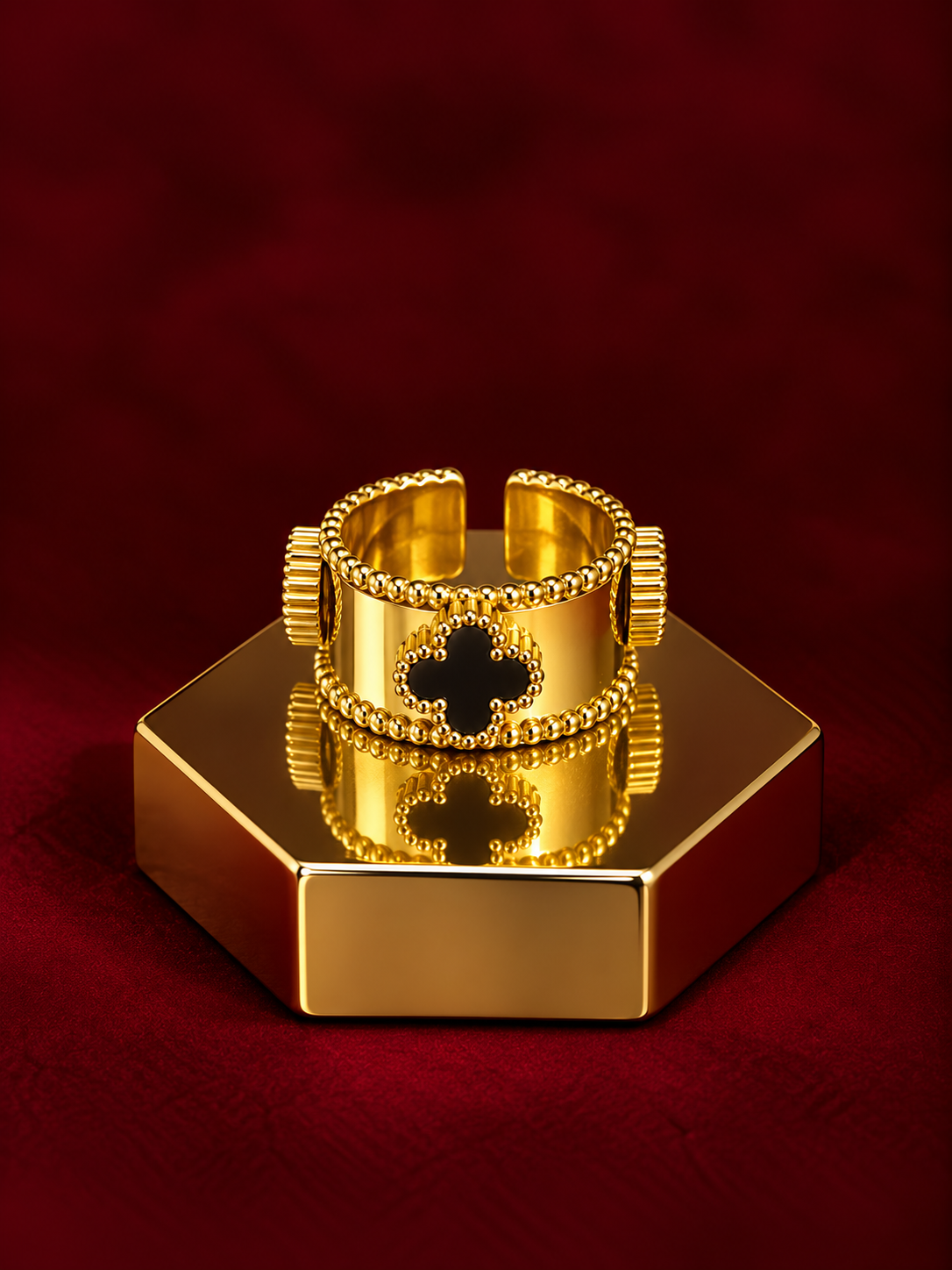The Black Clover Beaded Band