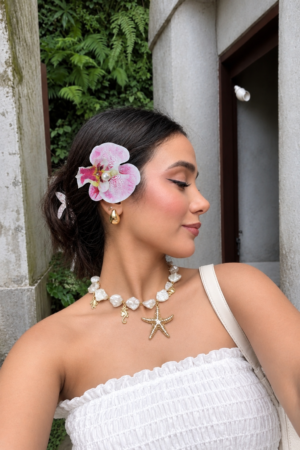The Orchid Petal Clip