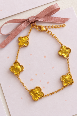 The Golden Honey Clover Bracelet