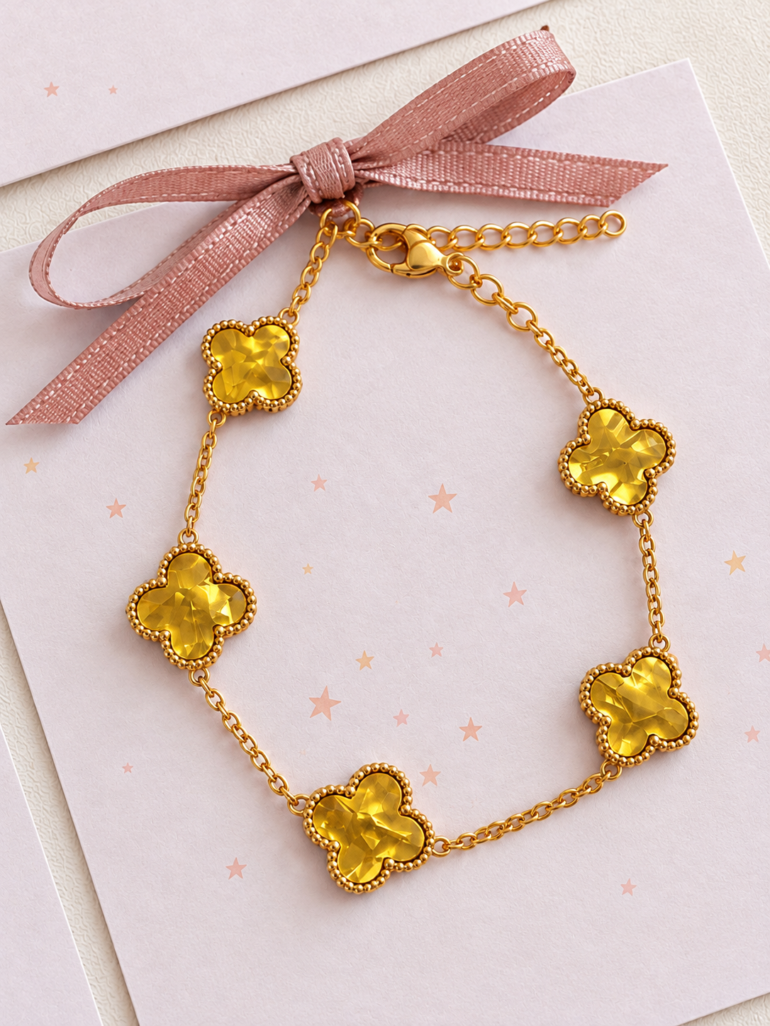 The Golden Honey Clover Bracelet