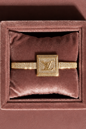 The Golden LV Pavé Cuff
