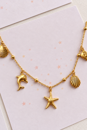 The Golden Ocean Charm Bracelet