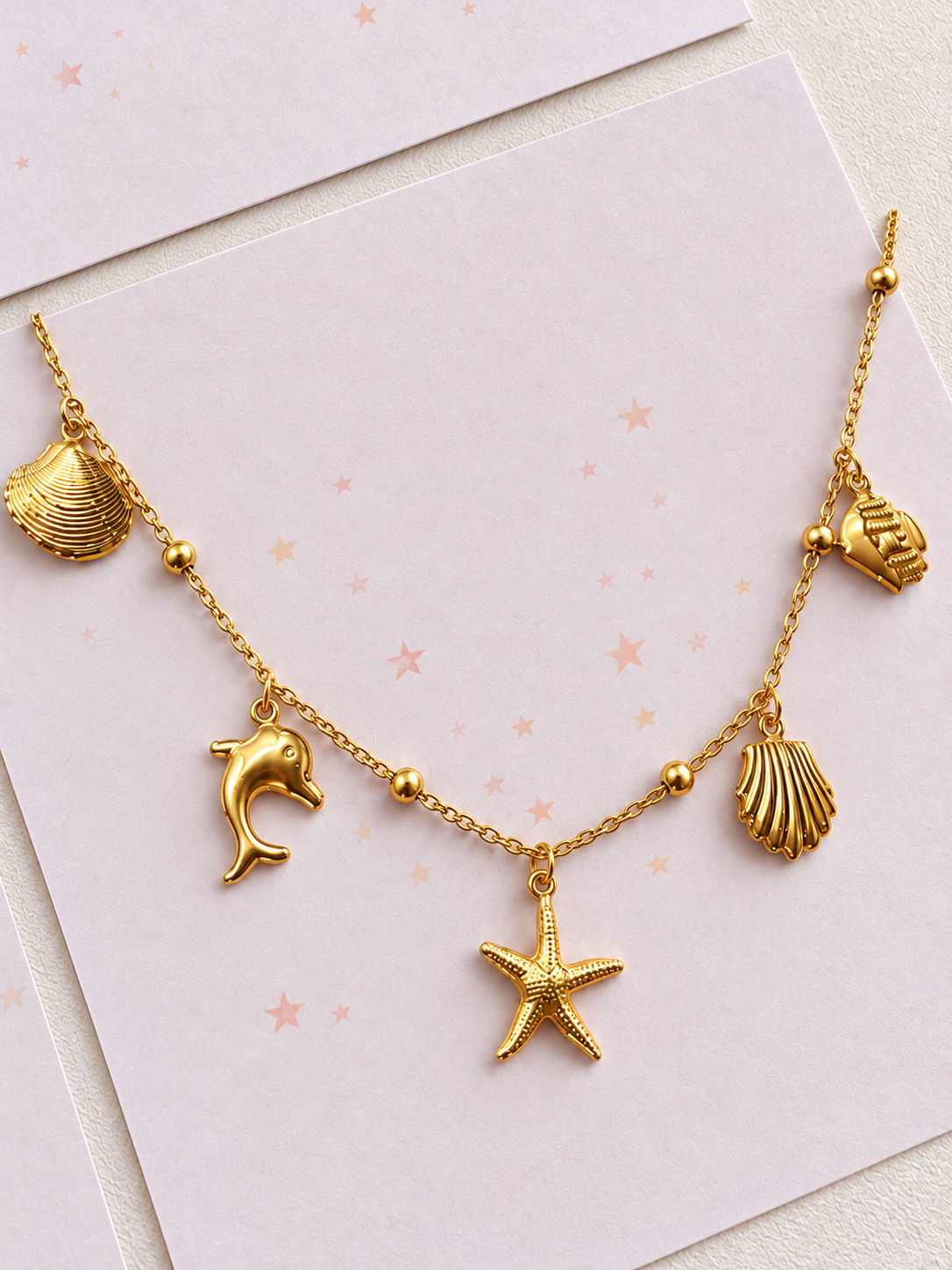 The Golden Ocean Charm Bracelet