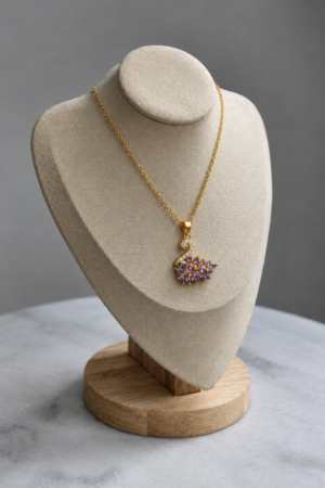 The Crystal Swan Pendant Necklace