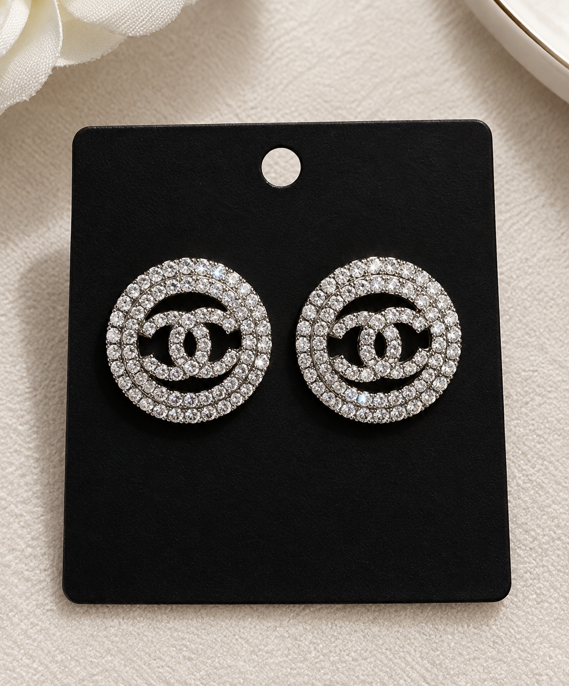 The Channel Crystal Studs