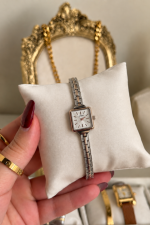 The Two-Tone Petite Square Watch