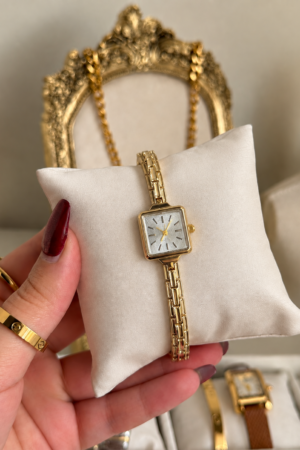 The Petite Golden Square Watch